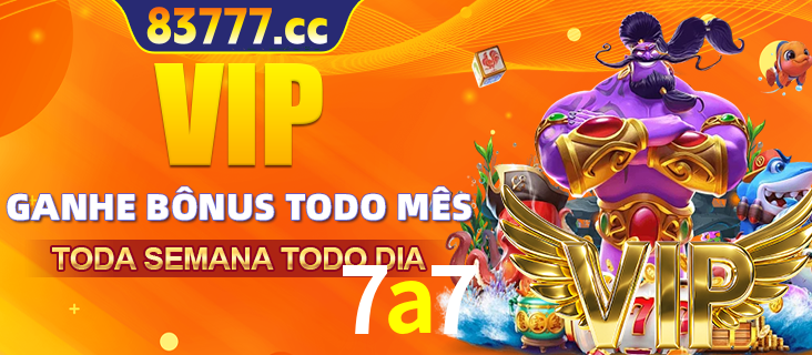 Banner promocional do 7a7 oferecendo 100% de recompensas adicionais contínuas para quem fizer o login diário (Daily sign-in), com um mascote de coelho.