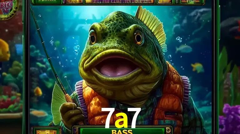 Personagem de peixe pescador do popular jogo de slot com tema de pescaria, uma das emocionantes opções de caça-níqueis para jogar e ganhar no cassino 7a7.